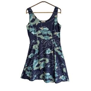 Tommy Bahama Hawaiian Lei Print 100% Silk Sleeveless Dress | Women’s Size 6 Or M